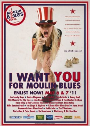 Poster Moulin Blues 2011