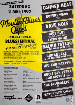 Poster Moulin Blues 1992