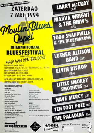 Poster Moulin Blues 1994
