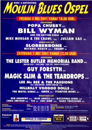 Poster Moulin Blues 2001