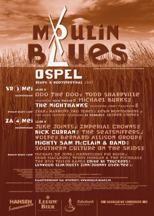 Poster Moulin Blues 2002