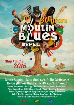 Poster Moulin Blues 2015