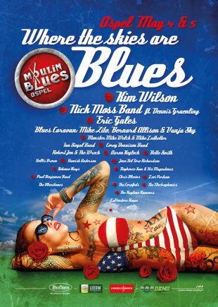 Poster Moulin Blues 2018