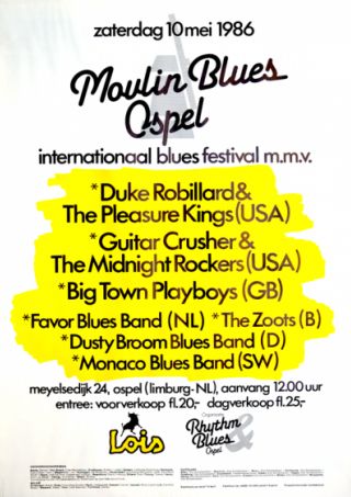 Poster Moulin Blues 1986
