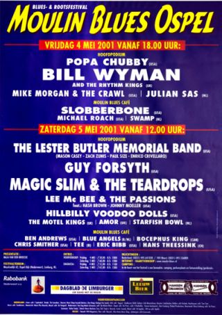 Poster Moulin Blues 2001