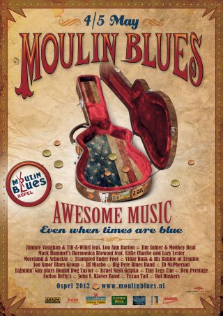 Poster Moulin Blues 2012
