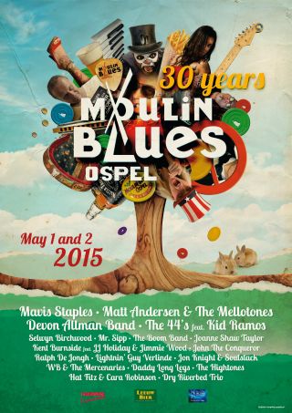 Poster Moulin Blues 2015