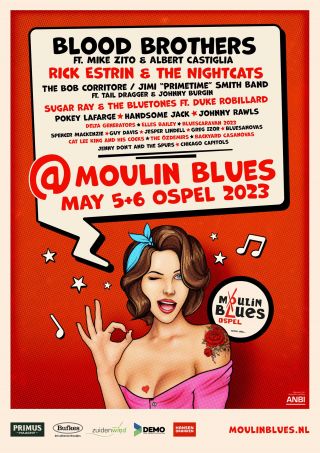 Poster Moulin Blues 2023