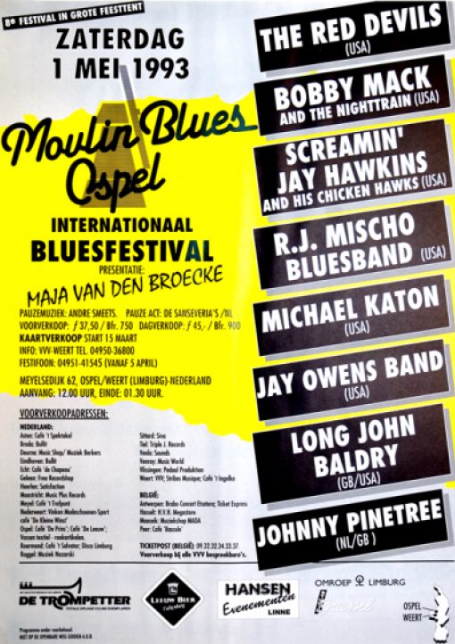 Poster Moulin Blues 1993