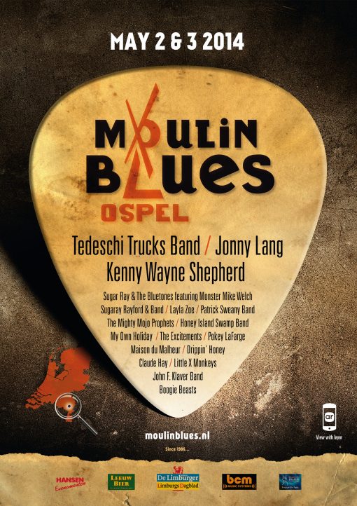 Poster Moulin Blues 2014